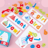 Wooden Alphabet Spelling Game for Kids