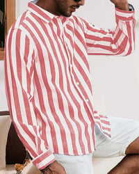 Langarmshirt mit Streifendruck