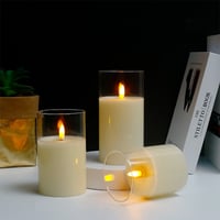 🕯️3D Glass Realistic LED Light