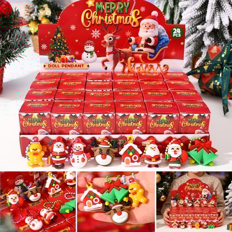 Süße Weihnachts-Blindbox-Anhänger