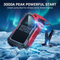 Portable Car Jump Starter and Tire Inflator All-in-One