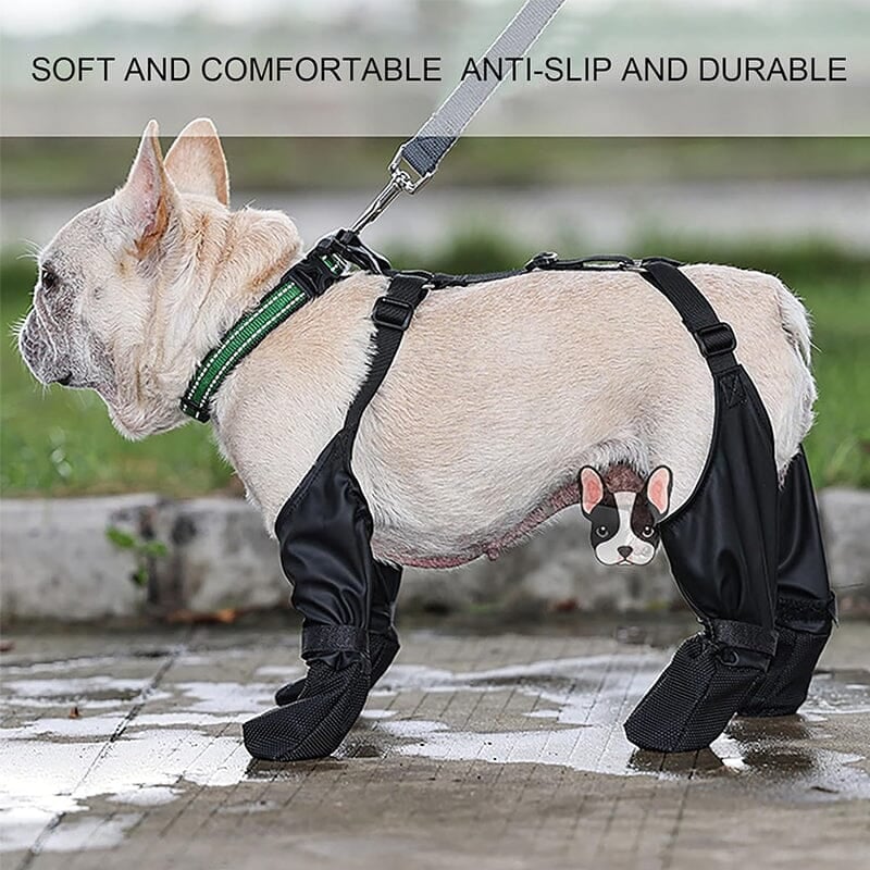 Pet Outdoor Waterproof Suspender Boots