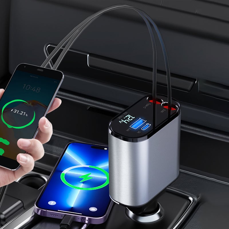 4 in 1 intrekbare autolader