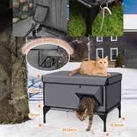 Sakerplus Premium Heated Cat House