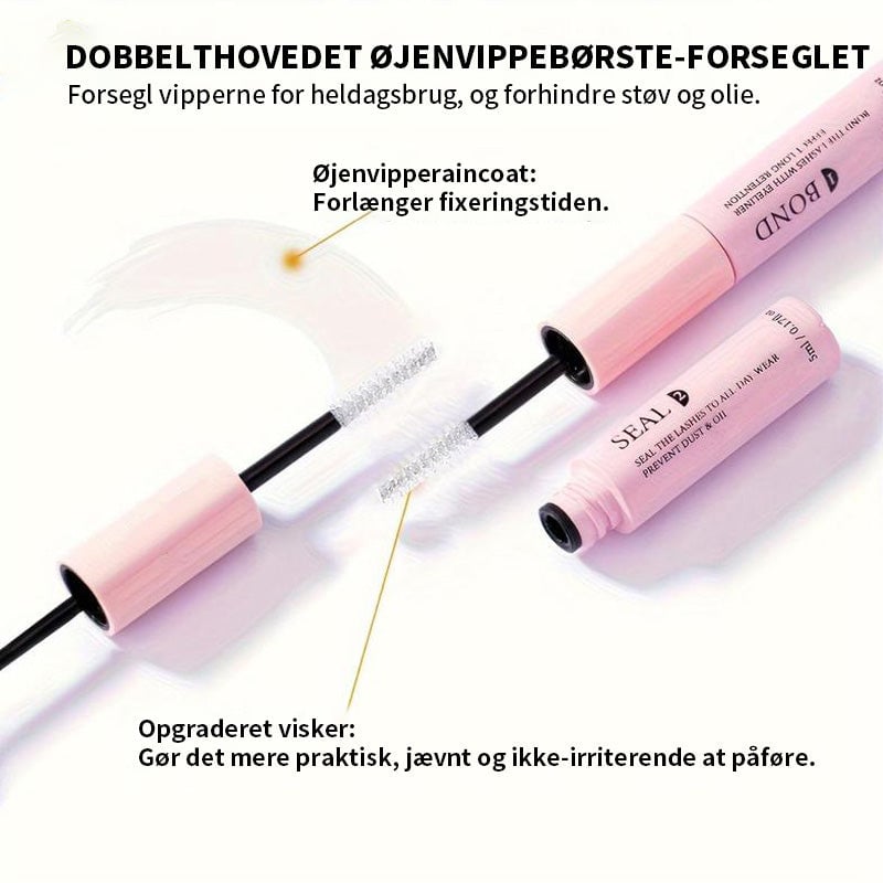 Naturligt fyldigt sæt med kunstige øjenvippeforlængelser