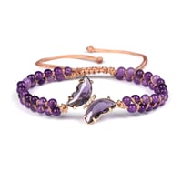 Healing Crystal Butterfly Armband