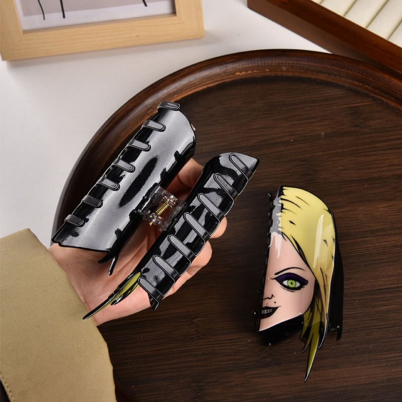 Lustige Haarklammern