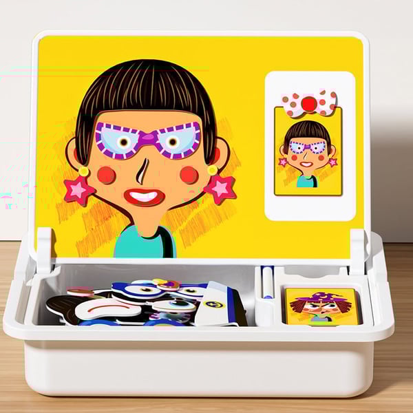 Magnetic Puzzle Learning Building Block Toys