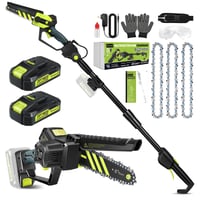 Saker Cordless Pole Saw and Mini Chainsaw
