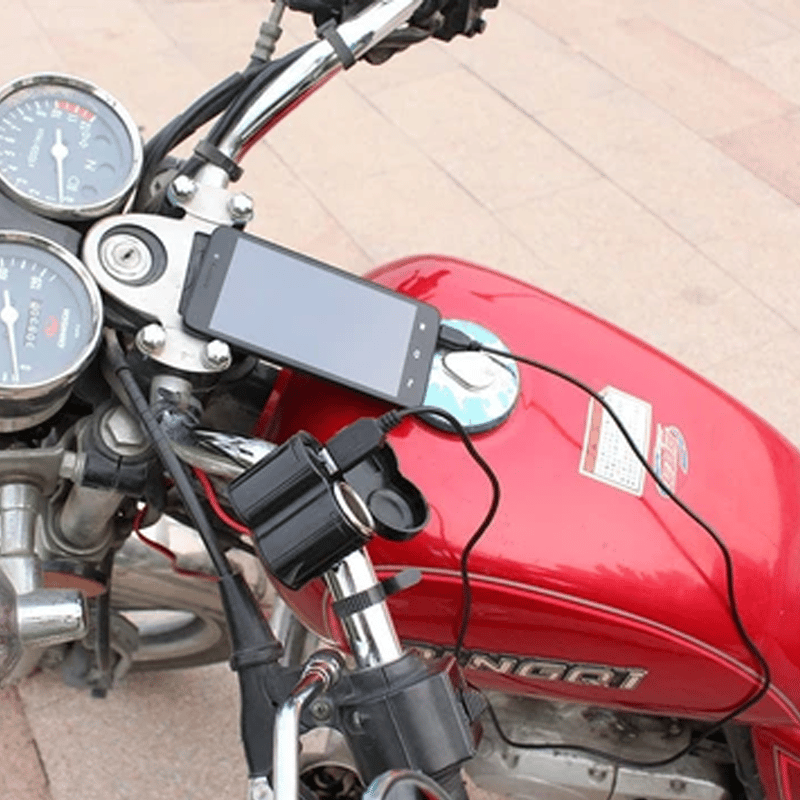 Motorcykel Multifunktionelladdningsplugg