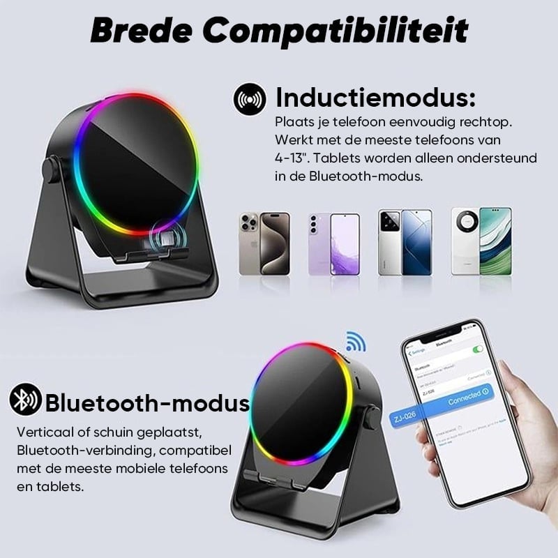 4-in-1 360° Draaibare Bluetooth Speaker Houder