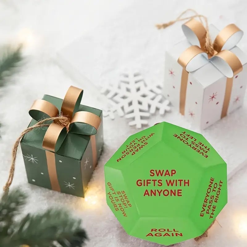 Santa Swap Gift Exchange Dice