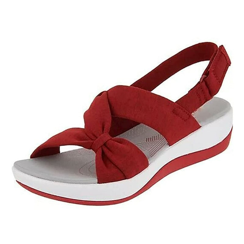 Women's Plain Fishmouth Platform Sandals