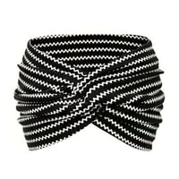 Printed cross yoga headband