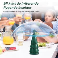 Avvisende vifte med holografiske blader holder fluene unna