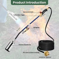 Propane Torch Weed Burner Kit