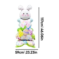 3D Easter Foil Balloon Garden Decoration