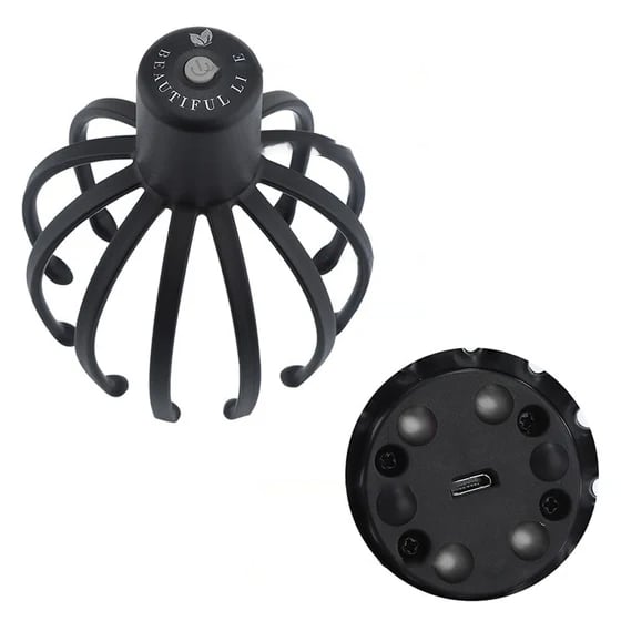 Oktopus Kopf-Massager
