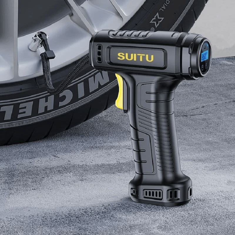 Portable Car Tire Inflator with Digital Display