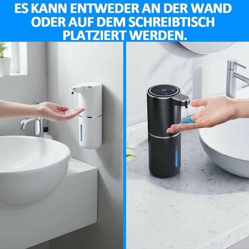 Automatischer Berührungsloser Seifenspender – 400ml USB-C Wiederaufladbar & Wandmontiert