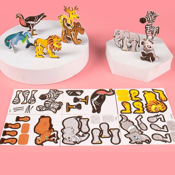 DIY 3D Creative Insect Paper Jigsaw Puzzle