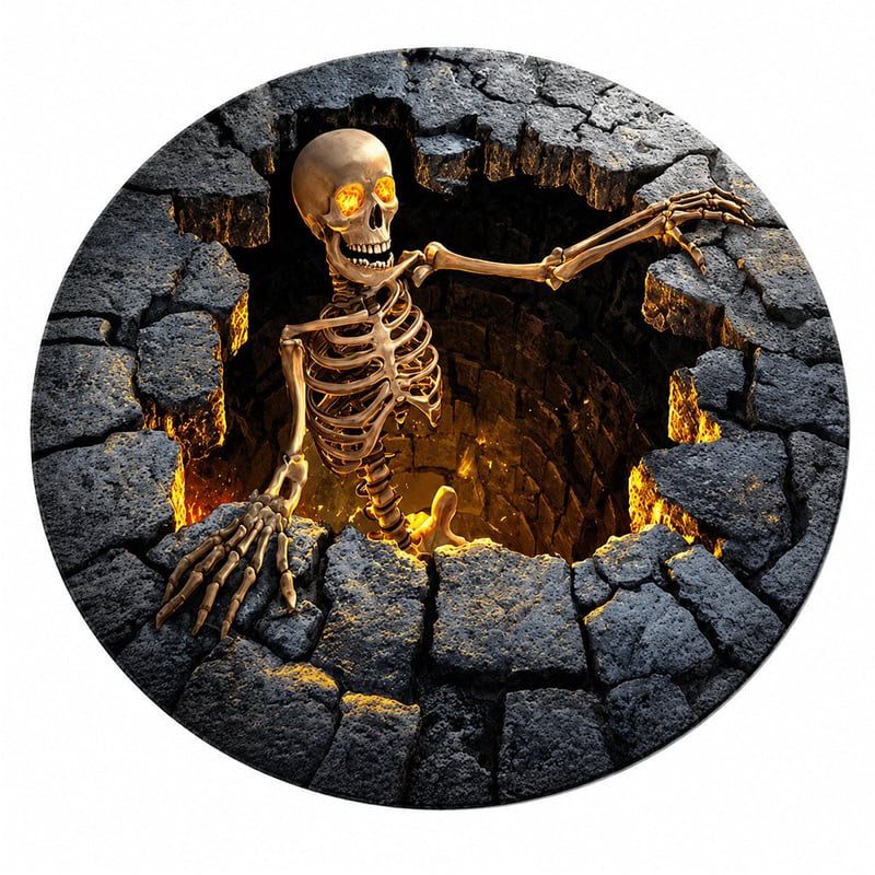 Halloween Rundteppich