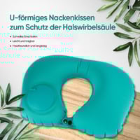 U-förmiges Kissen aus Milchseide