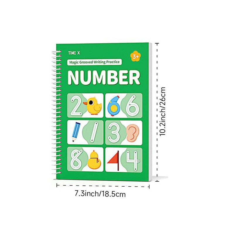Reusable Grooved Handwriting Workbook