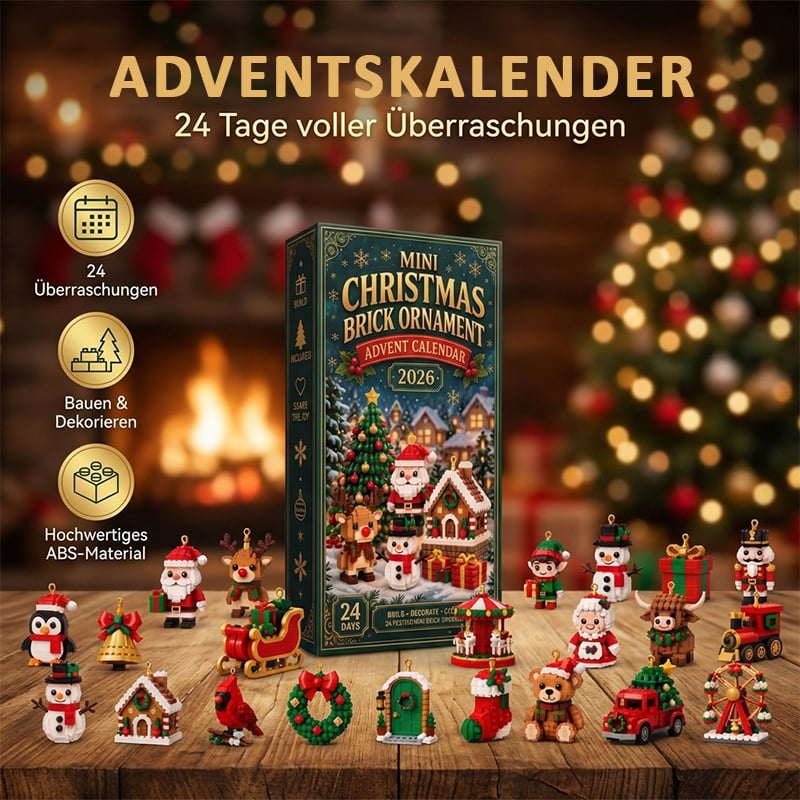 2026 Mini Weihnachtsbaustein Adventskalender