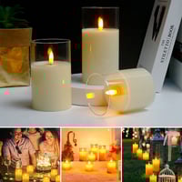 🕯️3D Glass Realistic LED Light