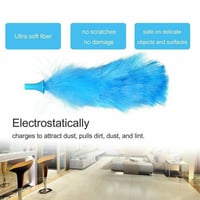 360° Rotatable Electric Spin Duster Motorized Dust Wand with 2 Brushes