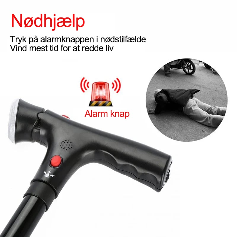 Teleskopisk foldbar stok