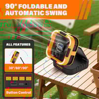 Sakerplus Solar Camping Fan