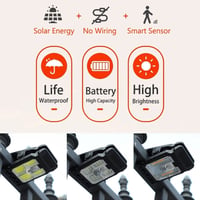 USB & Solar Powered Motion Sensor Clip Lights