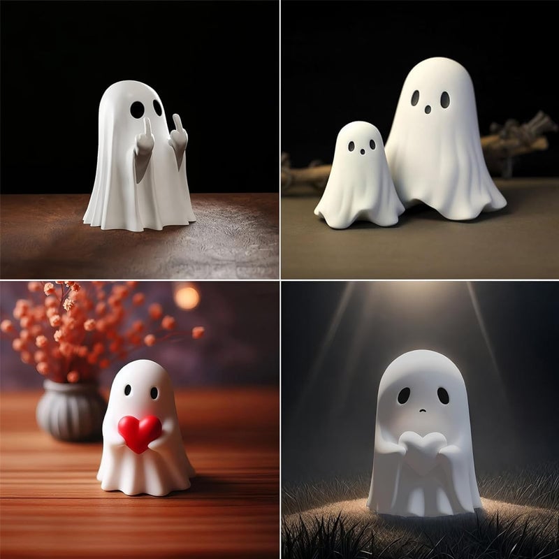 Cute Ghost Statue