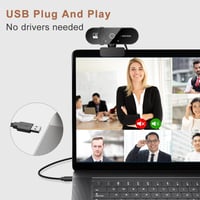 Ultra HD 4K Autofocus Webcam for Laptops