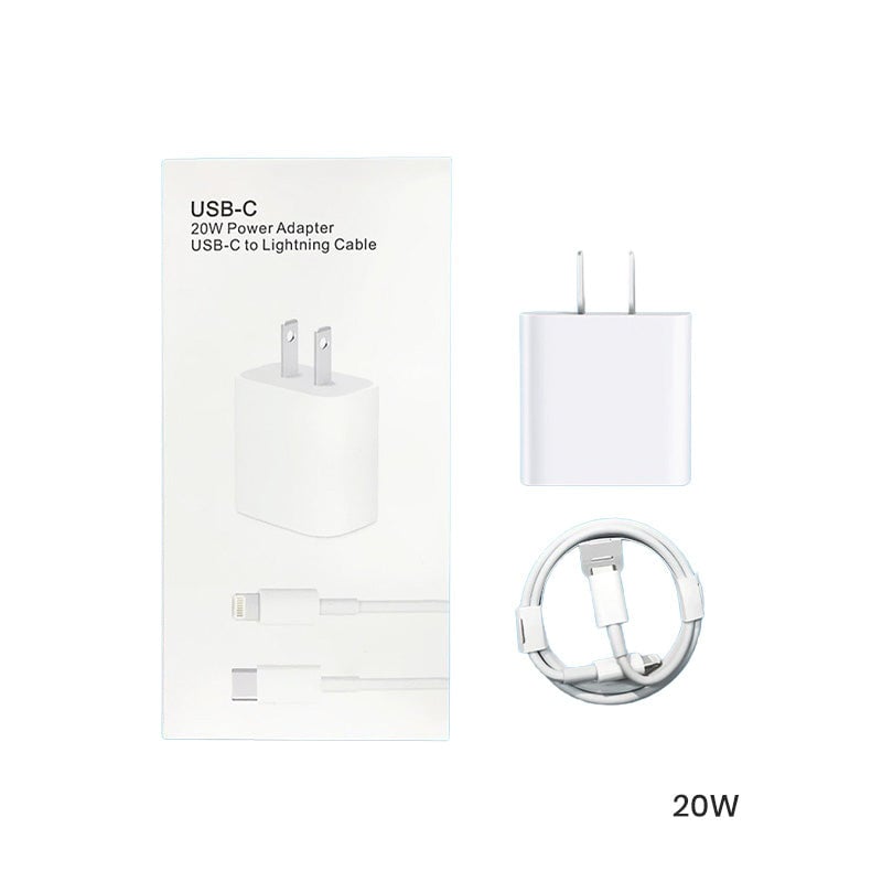 Mobile Fast Charger Adapter and Charging Cable Set