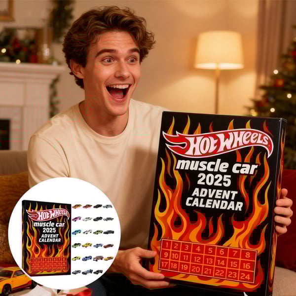 NASA Christmas Tree Decorations Hot Wheels Muscle Car Blind Box