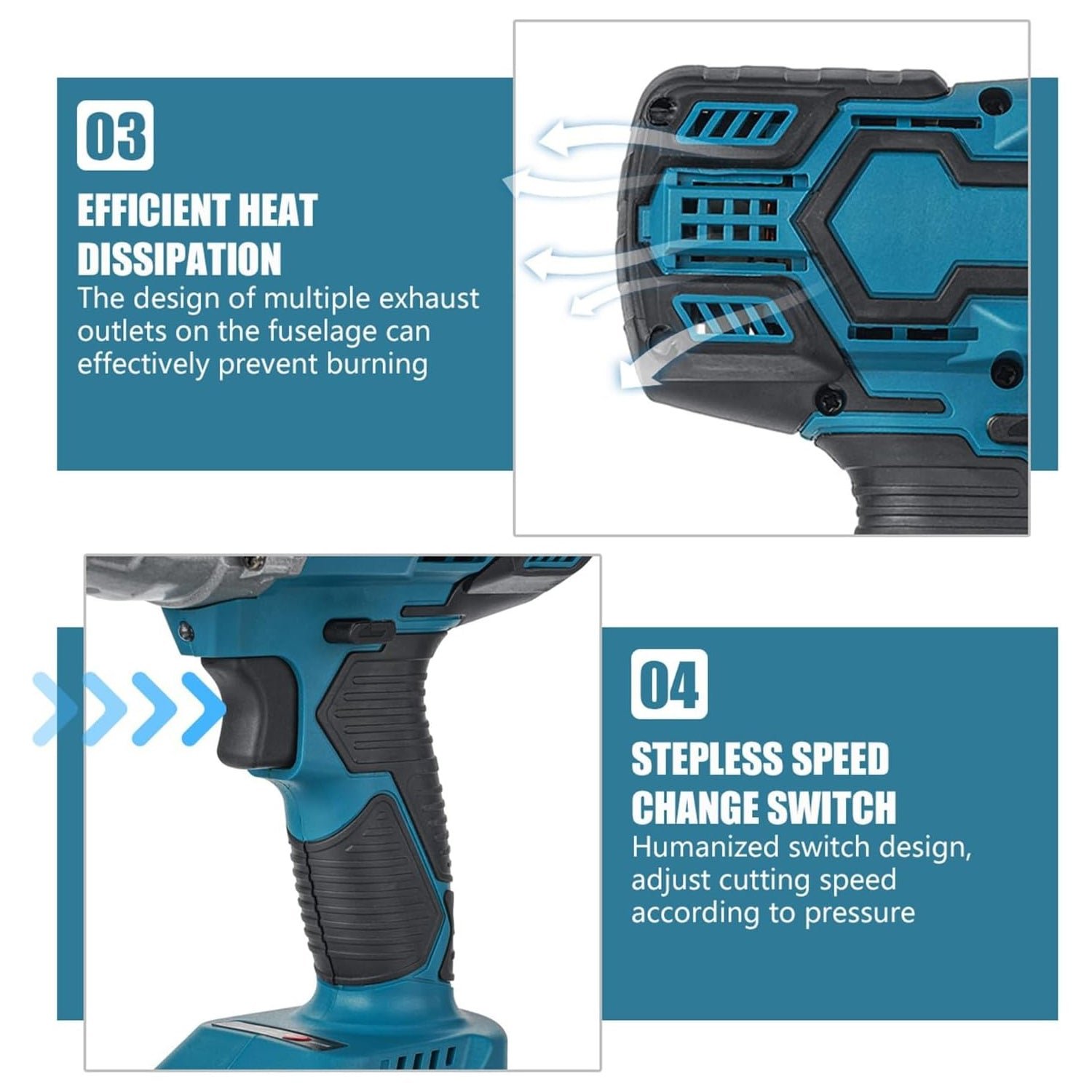 Saker Electric High-Torque Impact Wrench