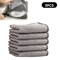 Multipurpose Wire Dishwashing Rags for Wet and Dry