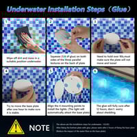2/4 PCS - Ultra-High Brightness Rechargeable Submersible LED Lights with Remote