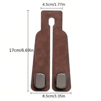 Suede Leather Car Seat Hook