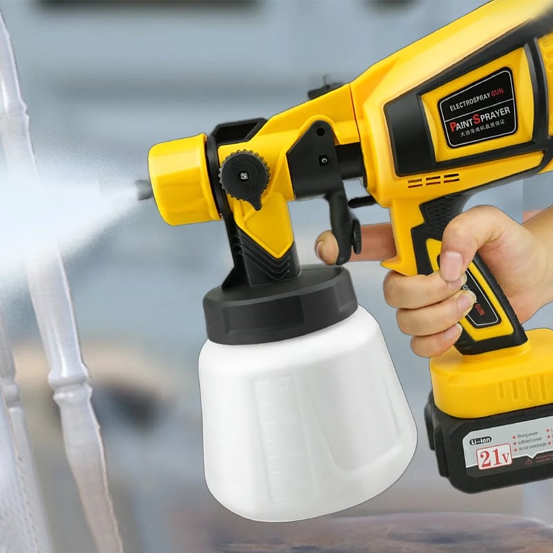 Removable electric paint gun