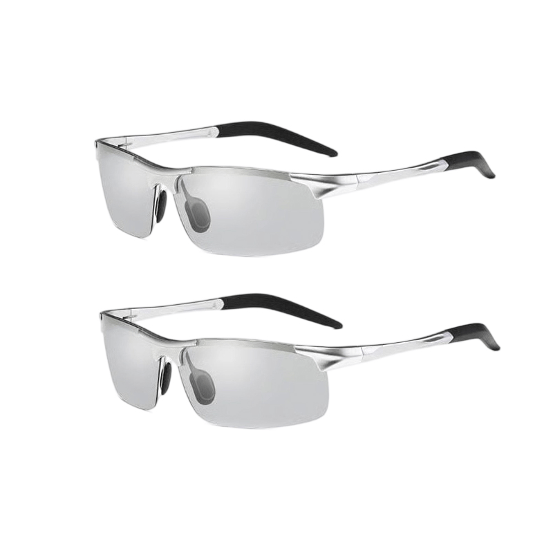New-Photochromic Sunglasses with Anti-glare Polarized Lens