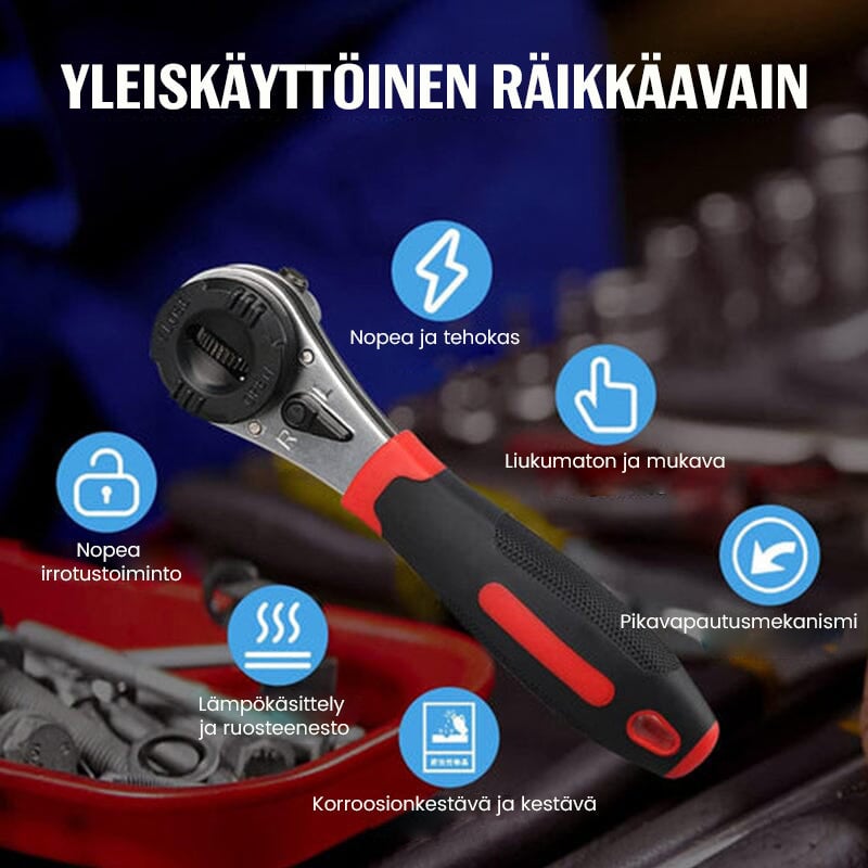 Säädettävä räikkäavain