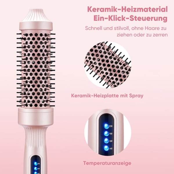 Flauschiger Kamm mit doppeltem Verwendungszweck für glattes und lockiges Haar