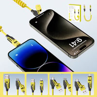 4 in 1 Spring Fast Charging Cable