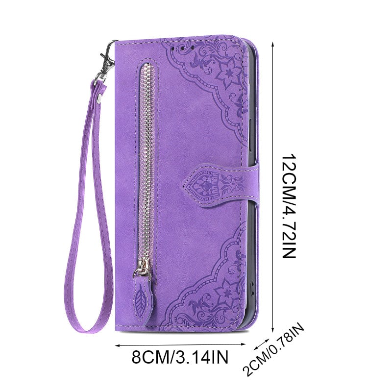 Embossed Phone Leather Case
