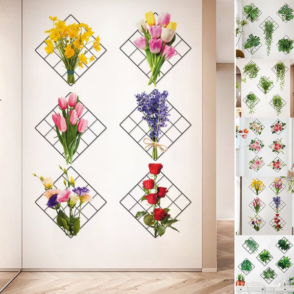 🔥😘3D-Wandaufkleber mit grünen Pflanzen