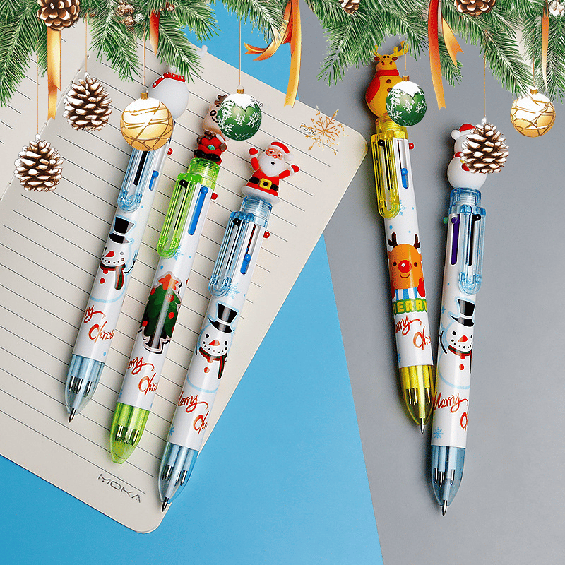 Christmas Cartoon Multi-color Creative Ballpoint Pen
